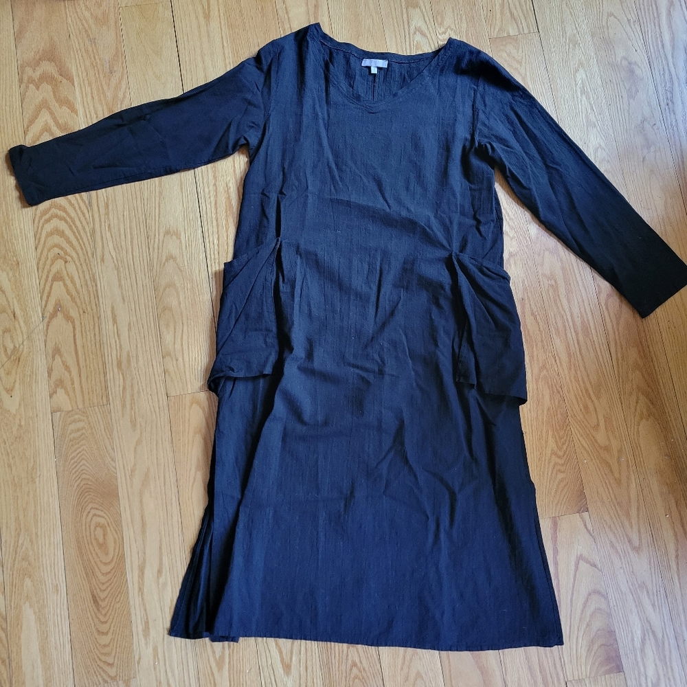 Cool black cotton Kookaï one piece dress